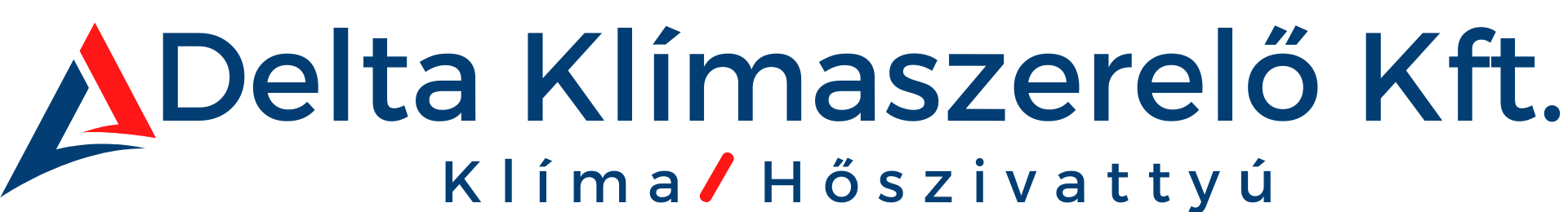 Delta Klímaszerelő Kft. Logó